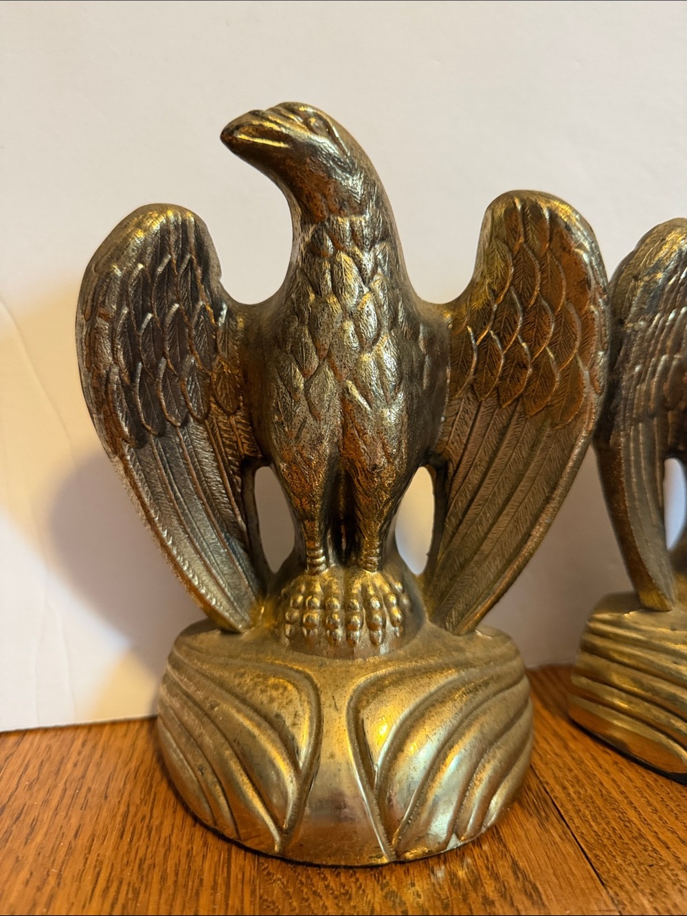 Pair of Brass Eagle Bookends - VINTAGE - Picture 3 of 5